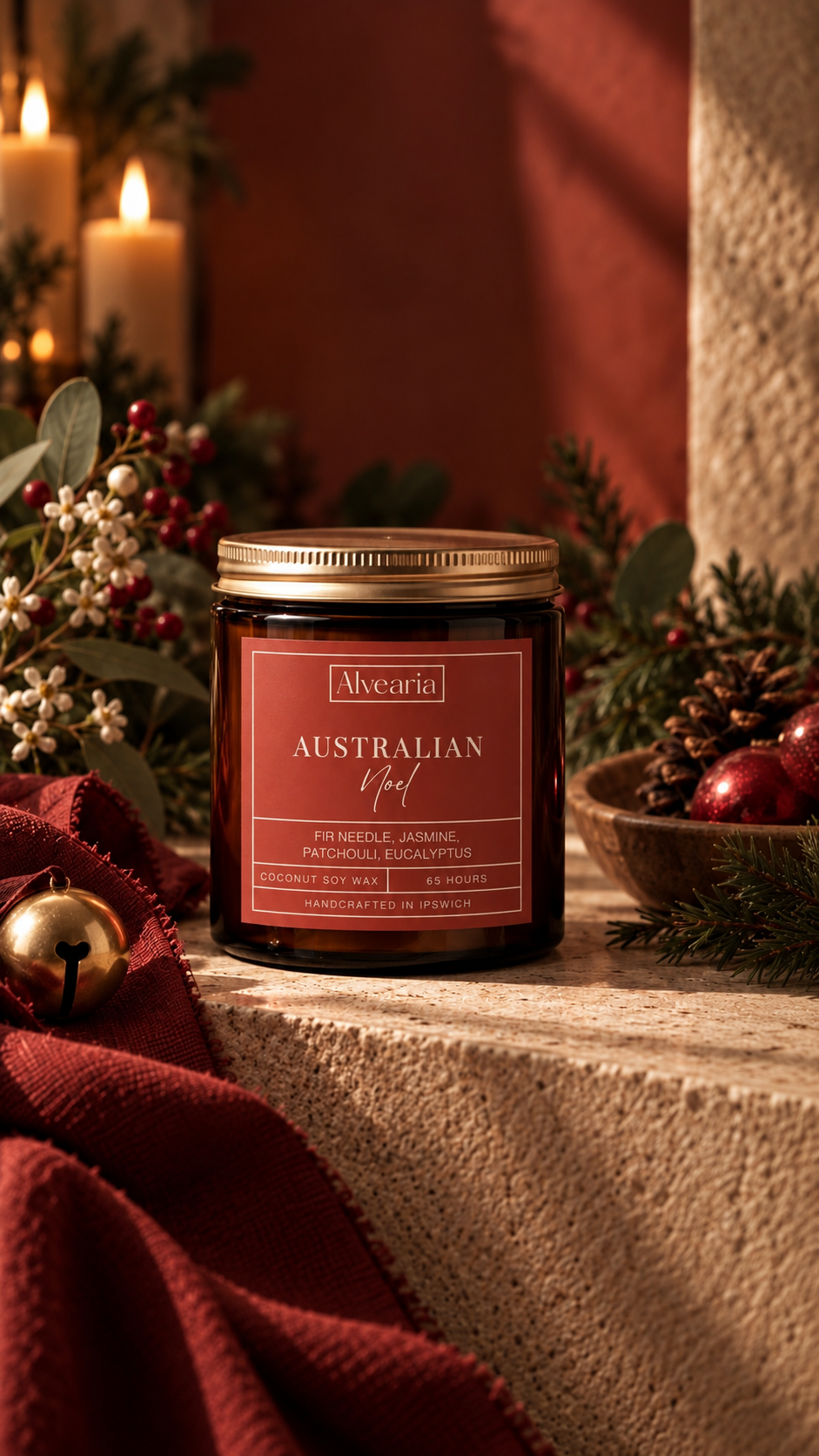 Australian Noel Candle