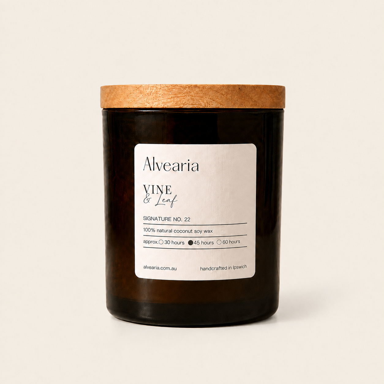 Vine & Leaf Candle