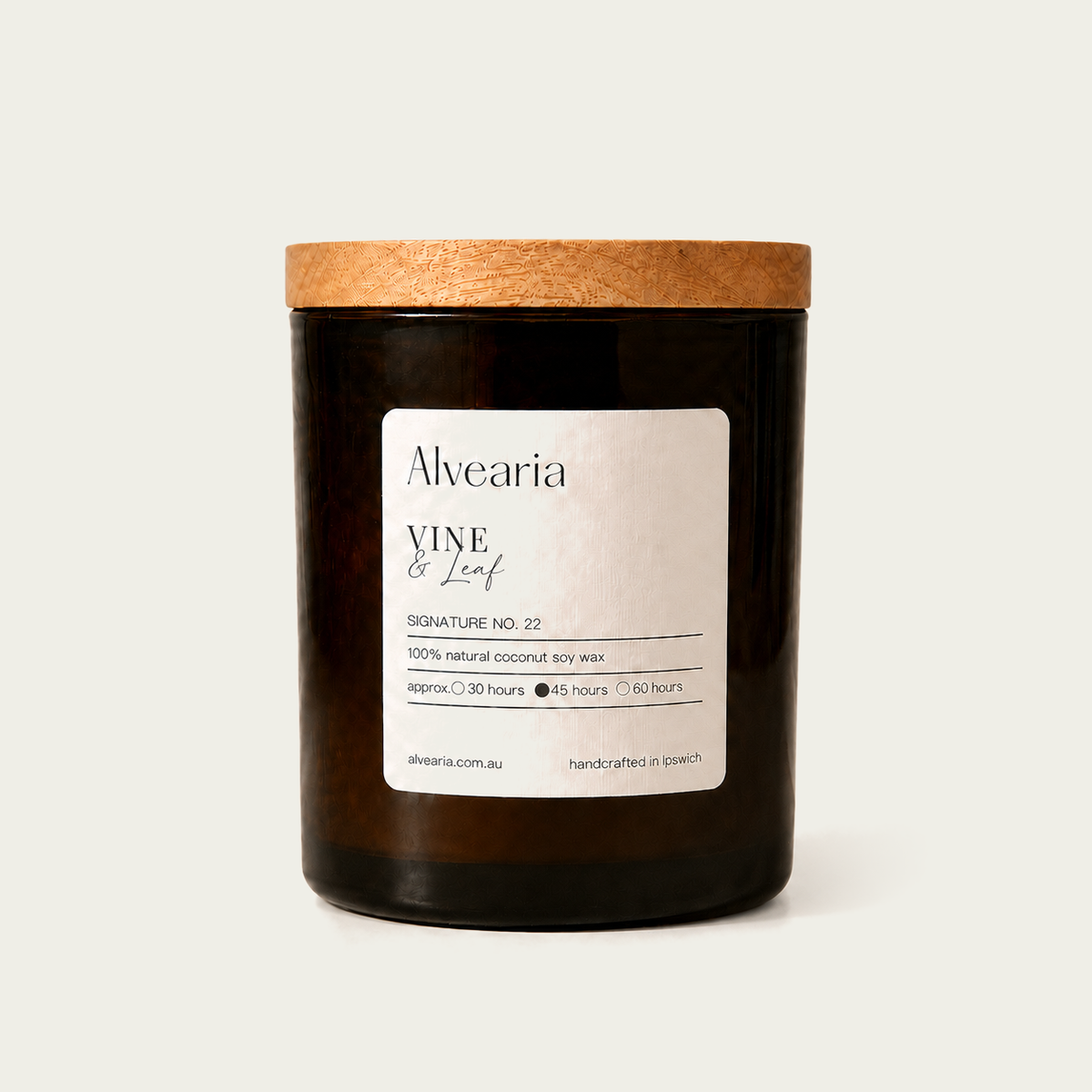 Vine & Leaf Candle