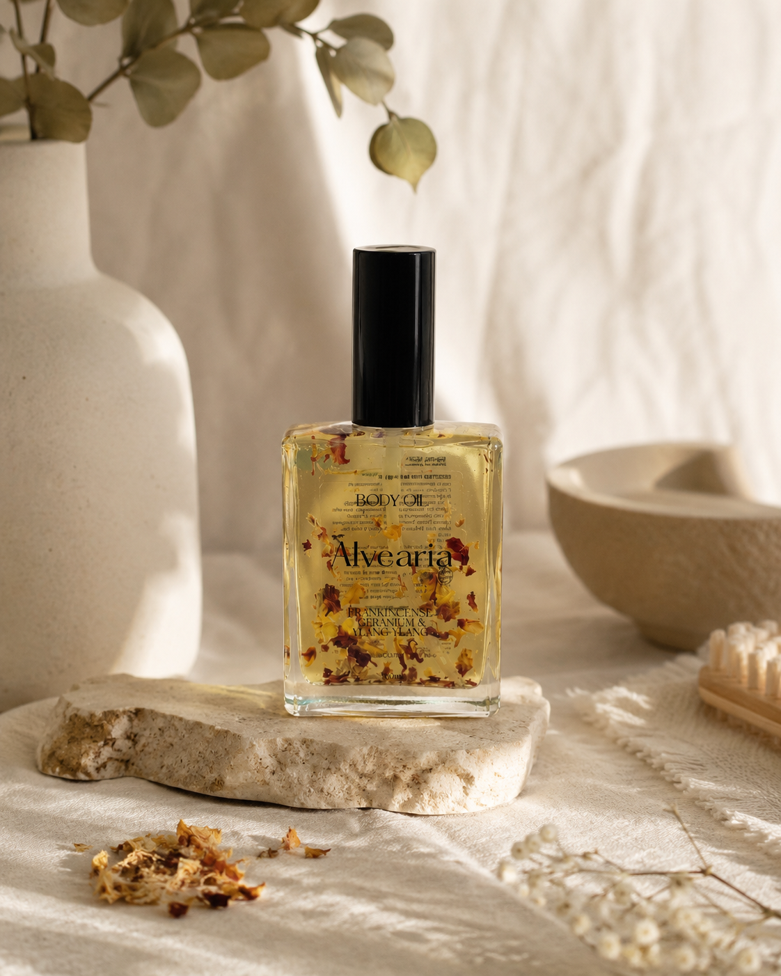 Frankincense, Geranium & Ylang Ylang Body Oil