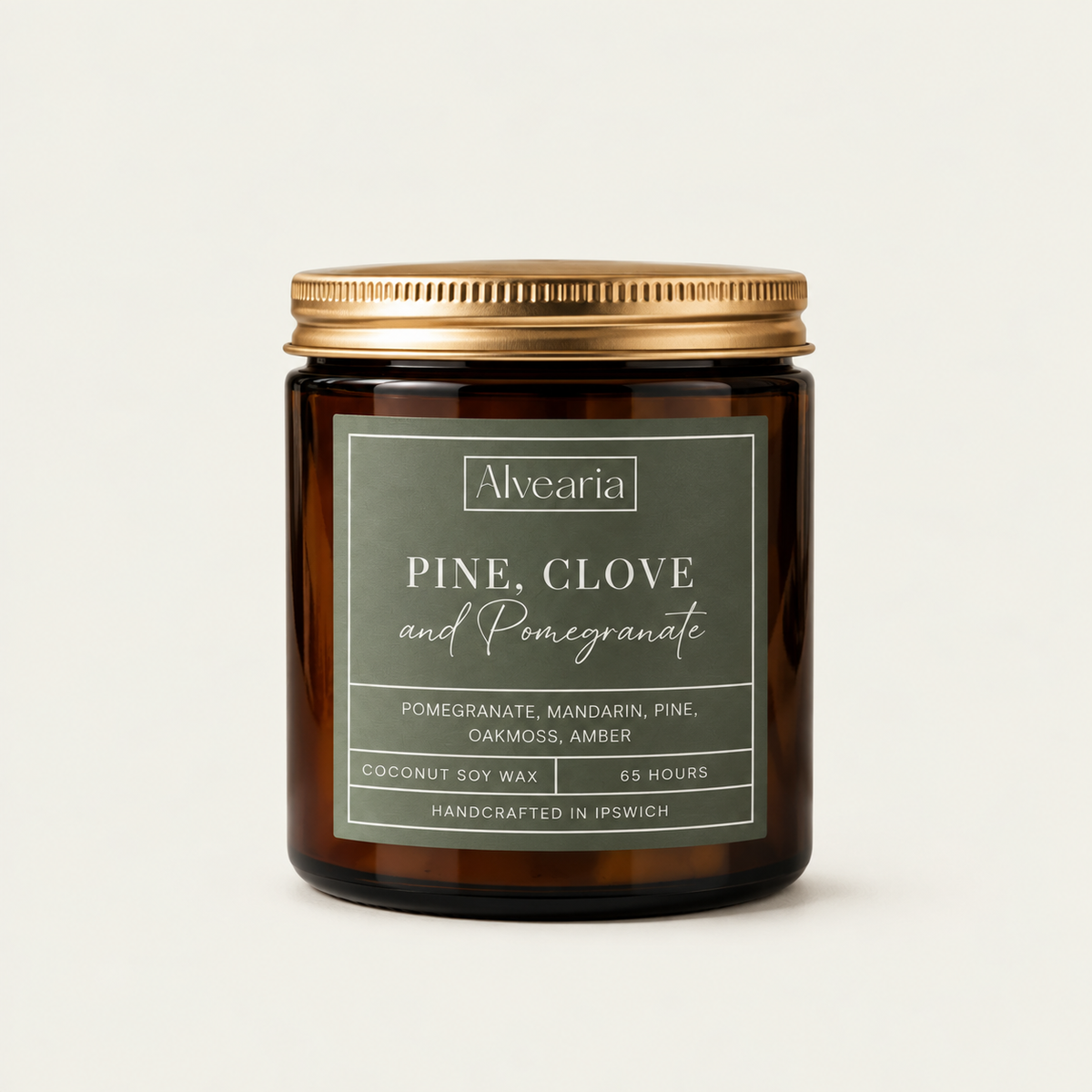 Pine, Clove & Pomegranate Candle