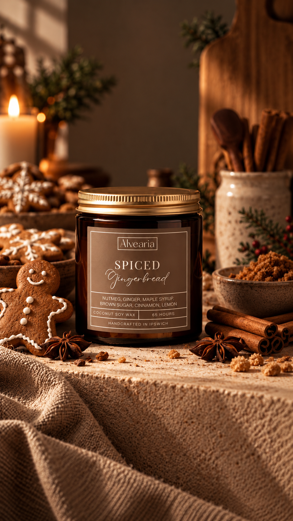 Spiced Gingerbread Candle