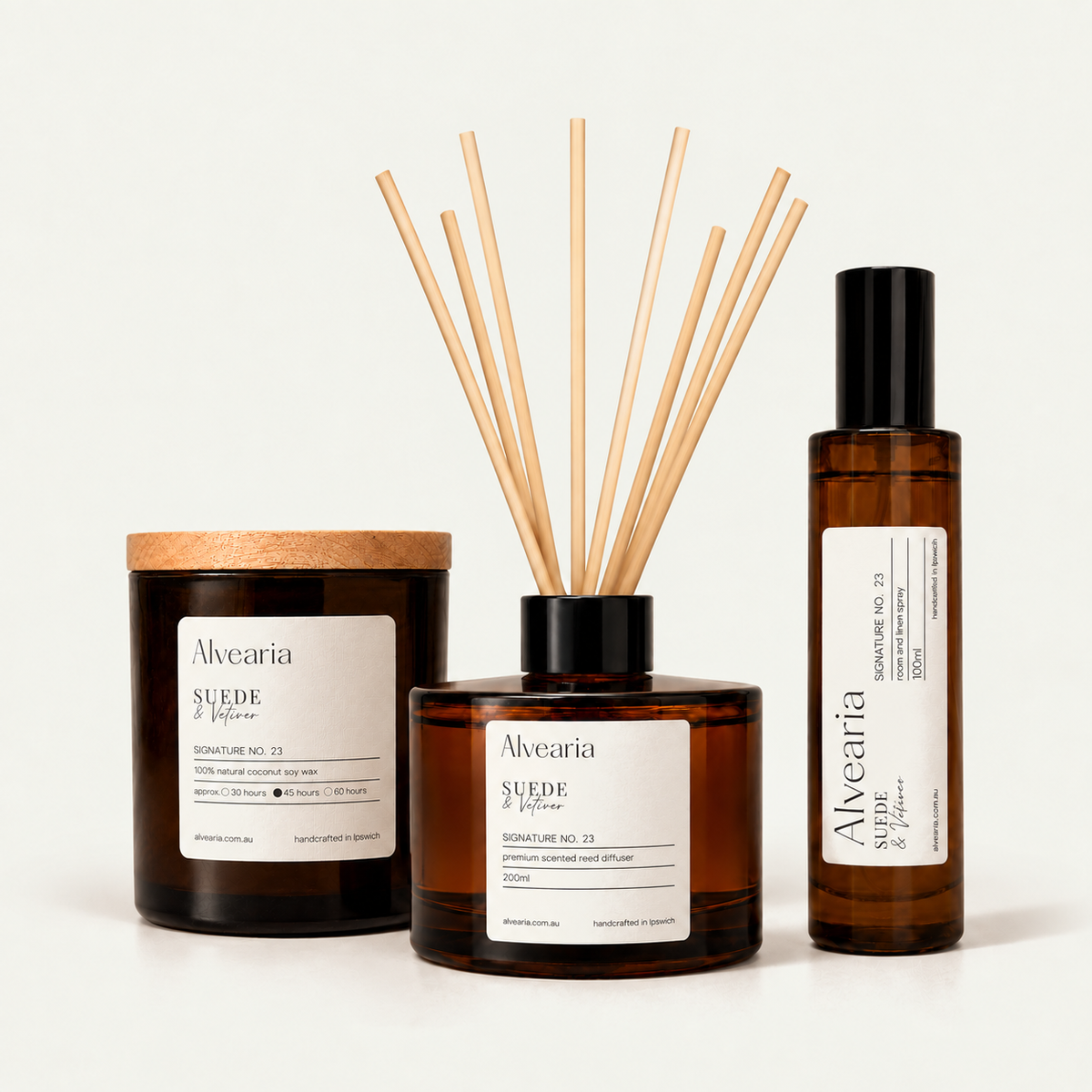 Suede & Vetiver Scent Set